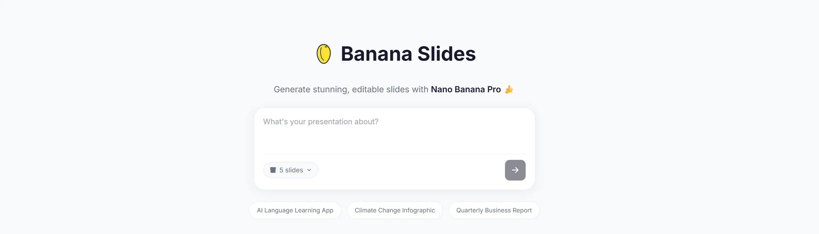 Banana Slides